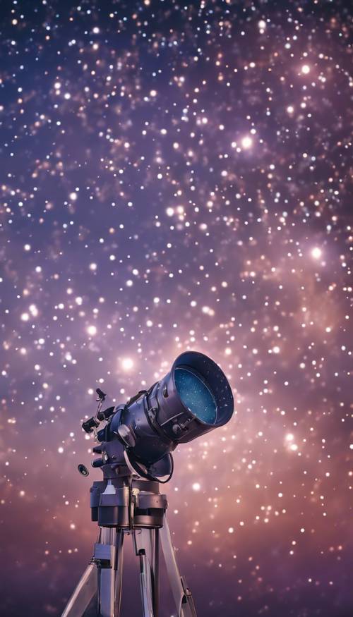 Parıldayan alacakaranlık gökyüzüne karşı Kova takımyıldızının canlı bir görüntüsü.
