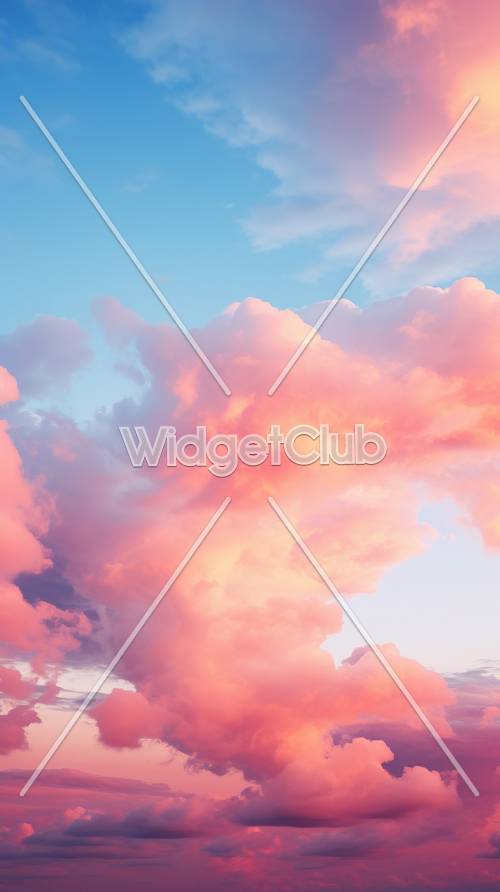 Pink and Blue Cotton Candy Sky