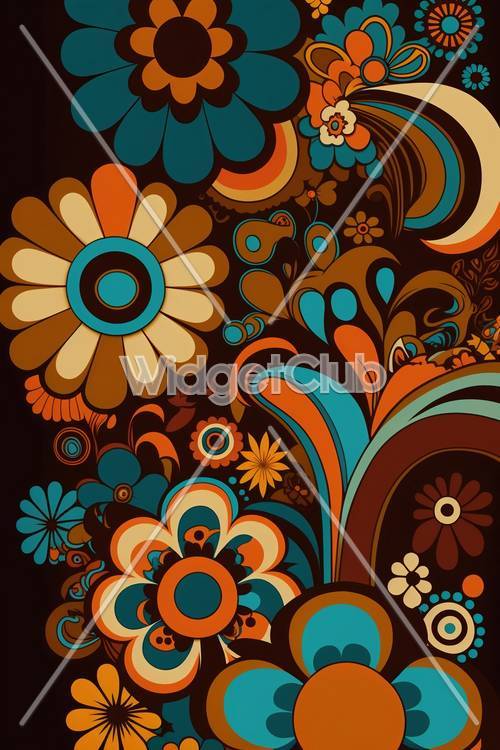 Colorful Floral Wallpaper [275e94cfe6a949658a63]