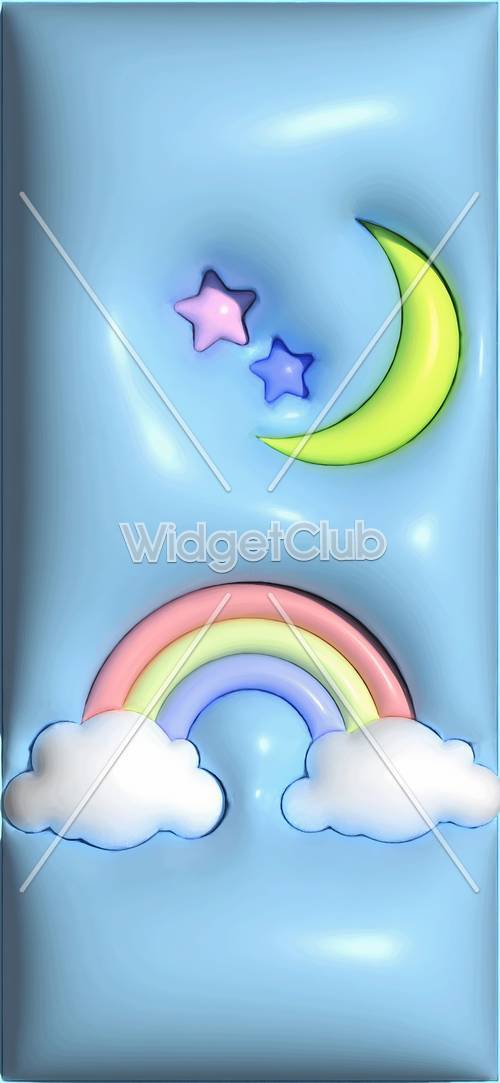 Cute Rainbow Wallpaper [3847123f6993480b8a59]