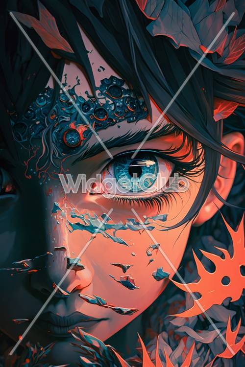 Stunning Digital Eye Art Tapet [022dc6db92c44a0fb4b8]