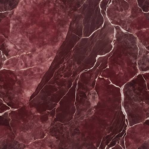 Burgundy marble texture with seamless fractal veins