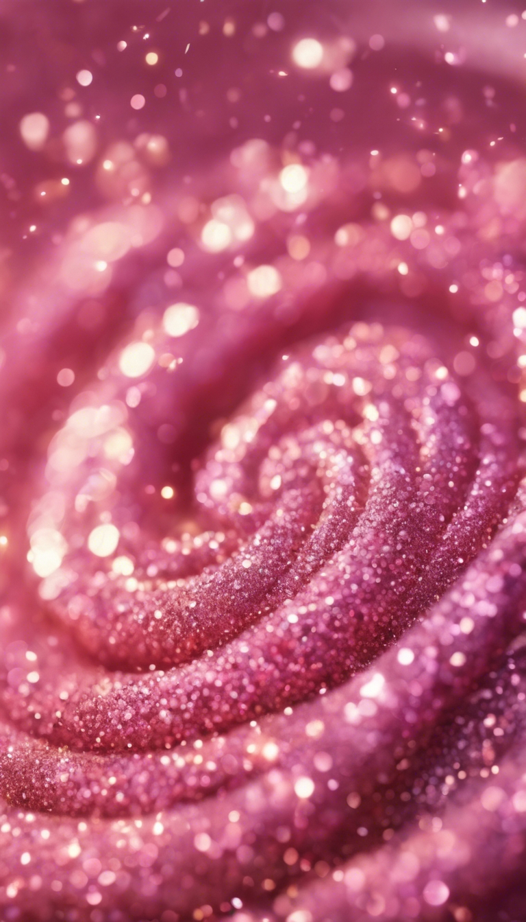 A swirling vortex of warm pink glitter.壁紙[9da3e58b77a240768a20]