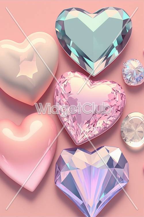 Sparkling Hearts for Your Screen Background
