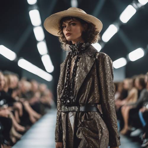 Modern French fashion on runways with a progressive, edgy, and eclectic mix of styles. Tapet [c7e8753cf5294d19a626]