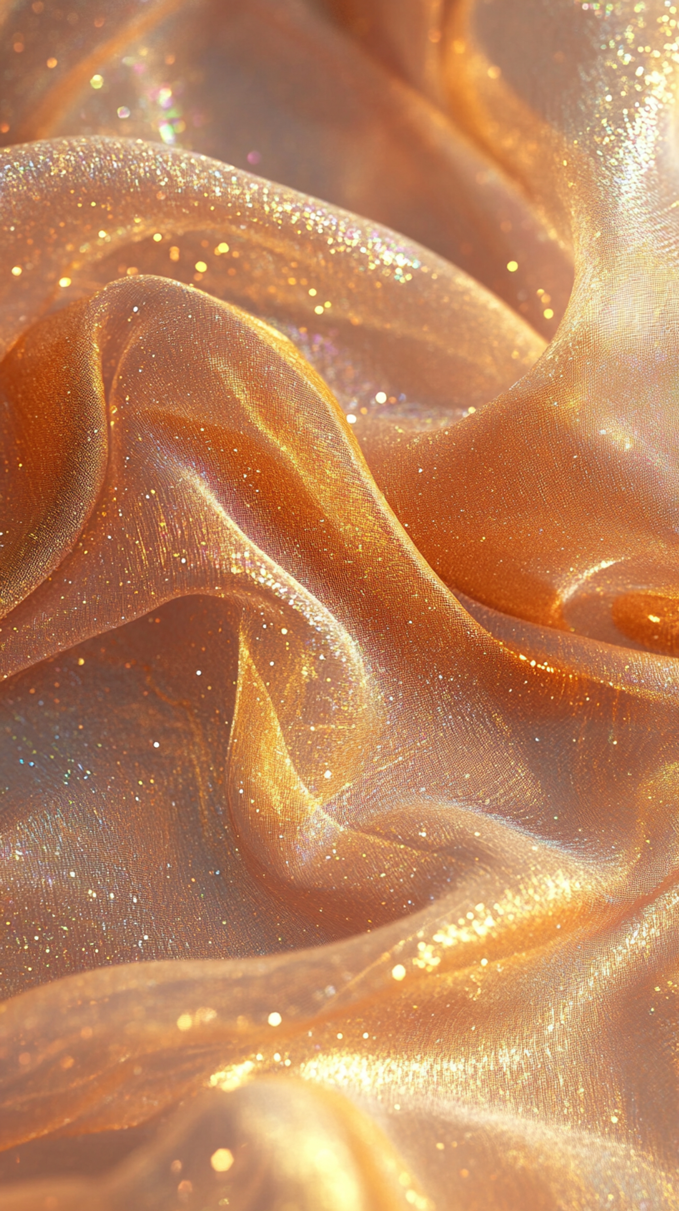 Golden Sparkle Fabric Flow Wallpaper[fbe445f5dbce40d18a28]