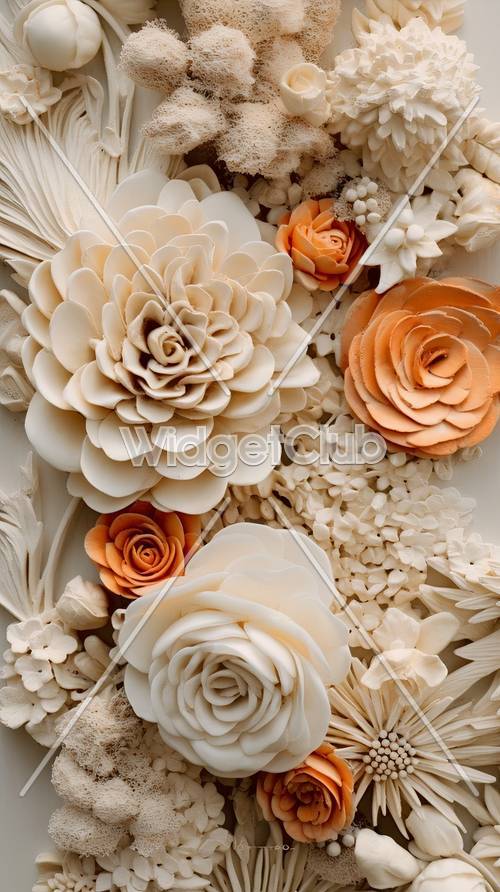 Beautiful Flowers in Soft Colors
