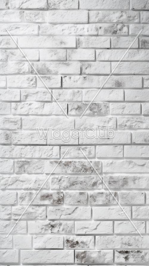 화면에 흰색 벽돌 벽 텍스처