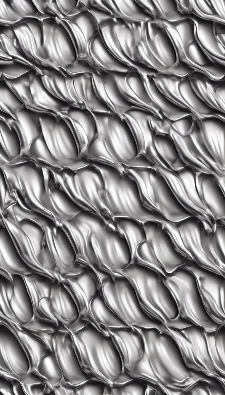 A seamless pattern inspired by polished silver, full of shiny metal curves.壁紙[70ed1f4900fe4db98a2f]