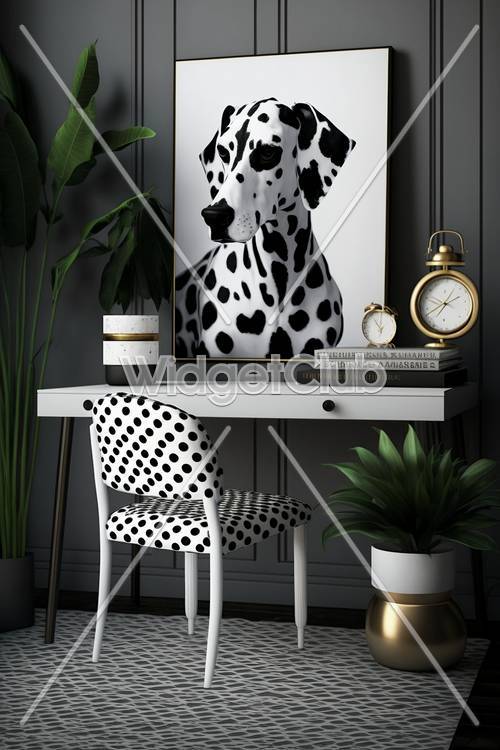Dalmatian-Themed Room Decor Ideas Tapet [f2dce81b4b744fd19d1d]