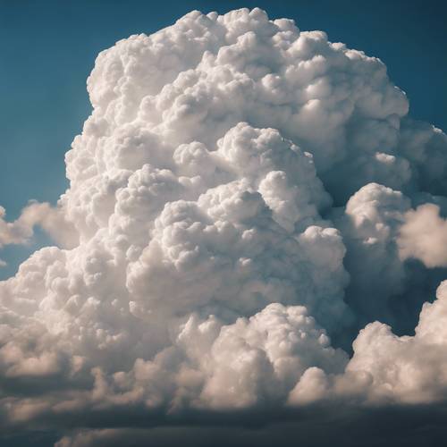 Những đám mây tích lũy cao ngất ngưởng trong một ngày nóng ẩm. Hình nền [085a608a94e645b3b0d6]