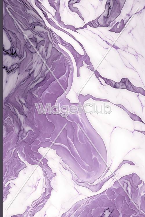 螢幕上的紫色大理石漩渦
