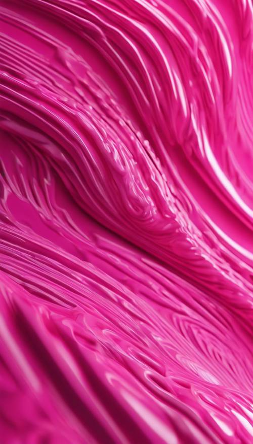 A dynamic and abstract hot pink pattern that uses wavy and spiral shapes. Tapeta [0ad33336675f45d4939a]