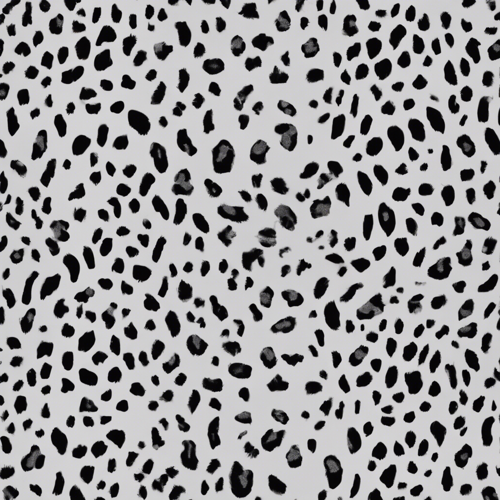 Modern, monochrome leopard spot pattern on a plain grey background. Wallpaper[aff0c88c29124e8d8d79]