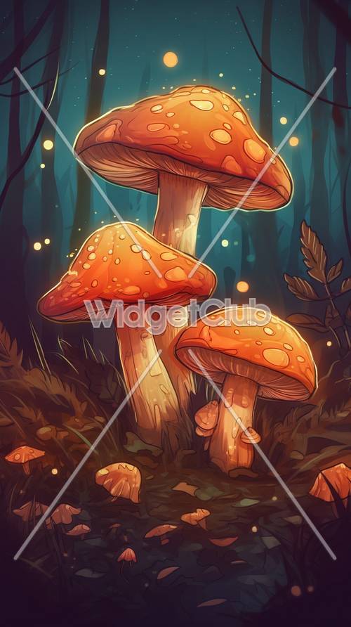 魔法森林蘑菇