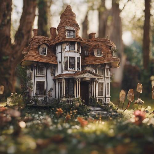 A detailed view of Alice's house in the real world. Tapet [65df7cdc12574d09b0ad]