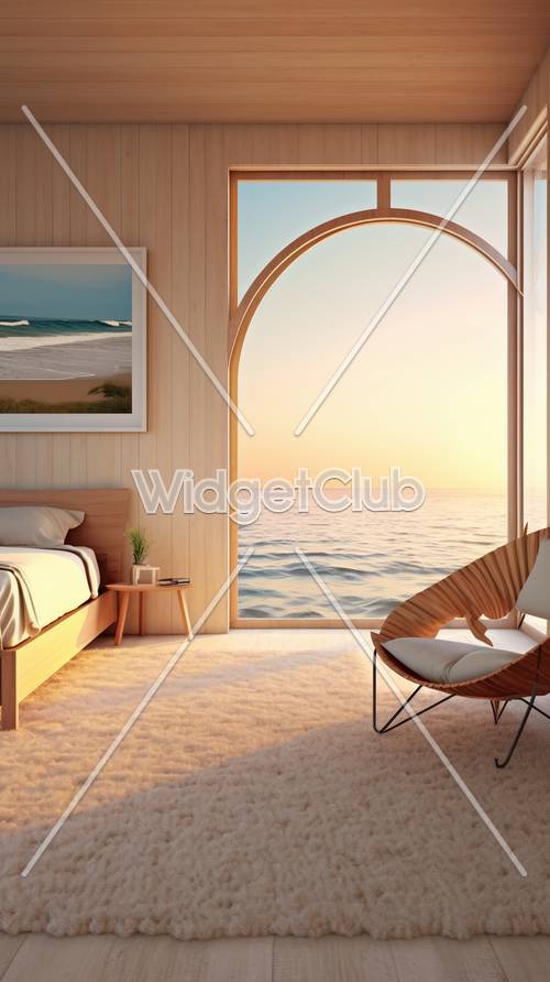 Ocean View from a Cozy Room