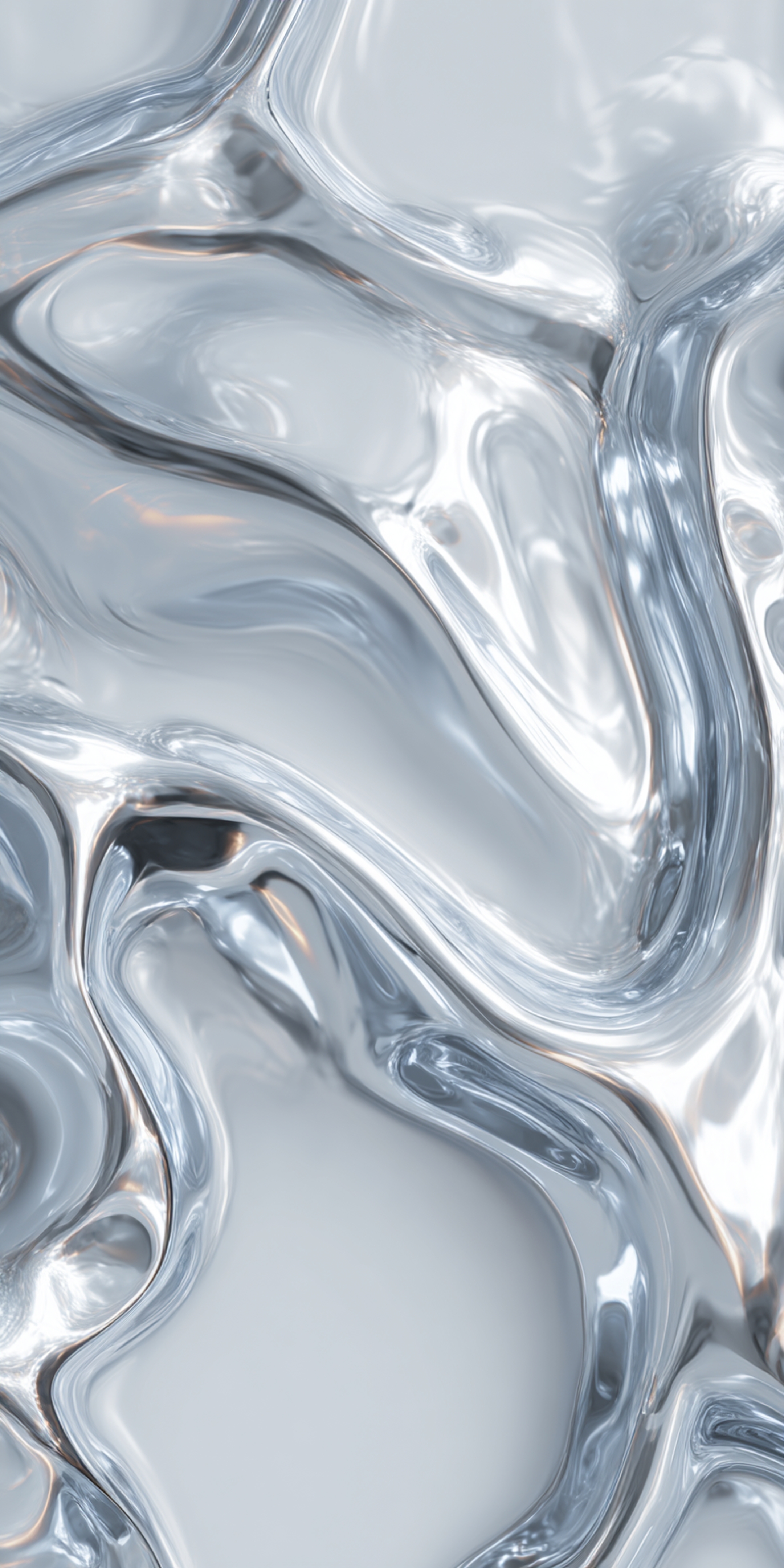 Shiny Silver Waves Wallpaper[5fd42318188b4ce3a6d6]