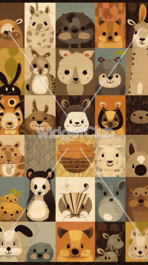 Cute Animal Faces for Kids