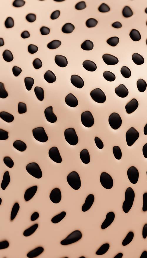 Close-up view of a rose gold cheetah print on a cream background Wallpaper [5db197d7ce8e41dfa018]