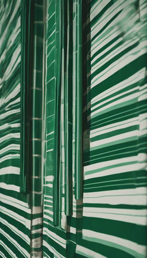 Illustrative pattern of alternating dark green stripes.