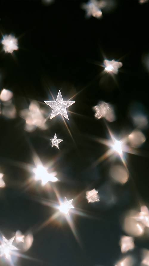 阳光下闪烁的星星
