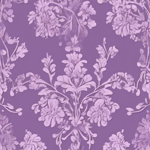 A charming and classic damask pattern reimagined in the hue of blooming lilacs.