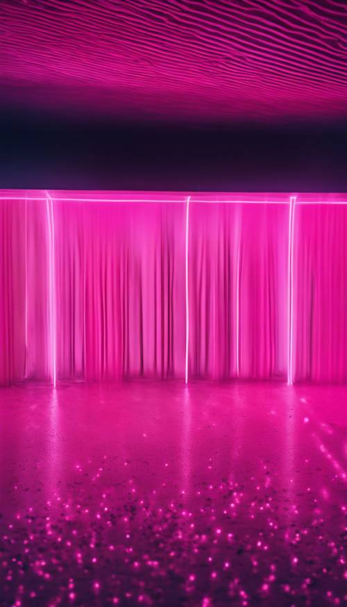An intense pink gradient mimicking neon lights.