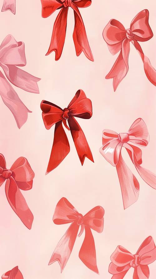 Pretty Pink Ribbons for Your Screen Divar kağızı [f8723b9734e840c3ae5d]