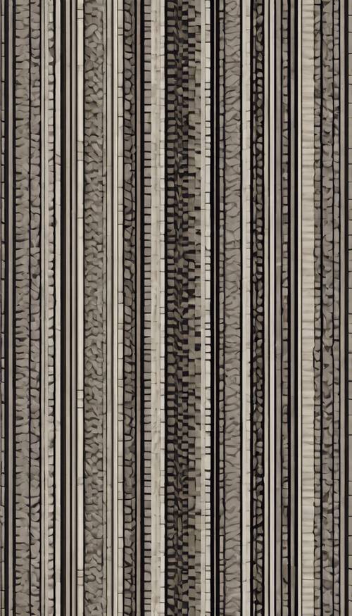 Intricate pattern of vertically interwoven dark stripes over a lighter background. Tapeta [f7b95db7b1064ce4bb30]