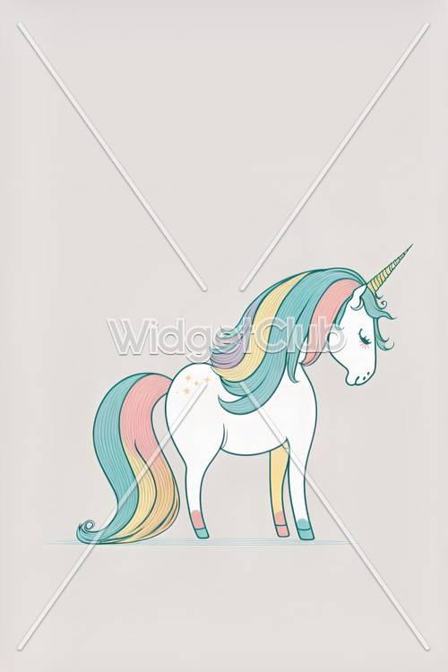 Colorful Unicorn Design for Kids