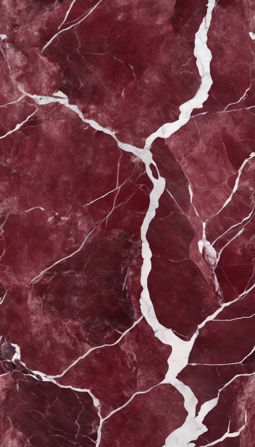 Burgundy marble pattern with intricate white veins