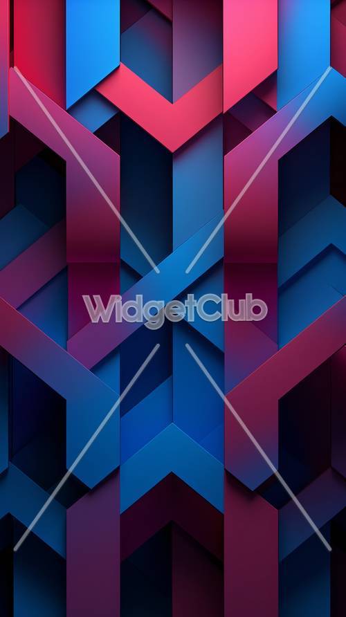 Colorful Geometric Shapes Background