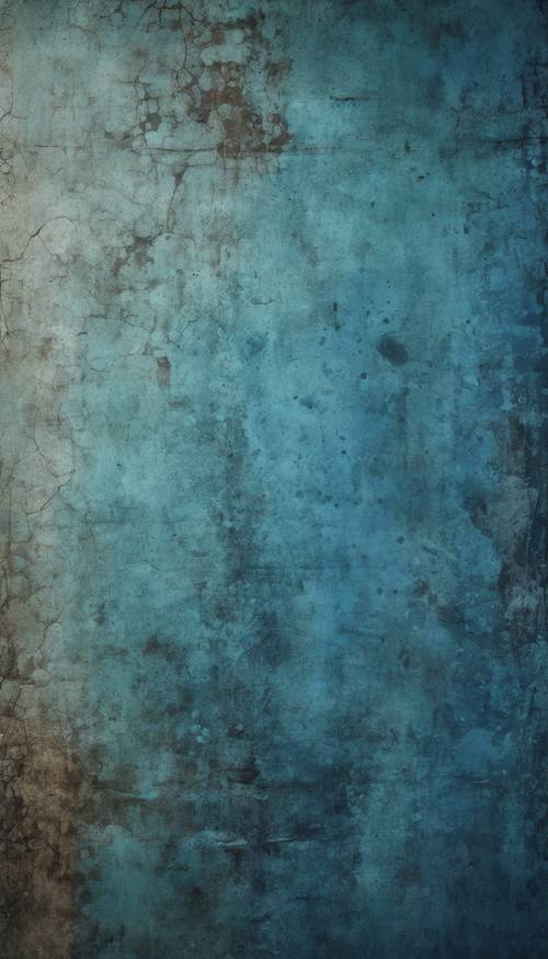 A close-up photograph of blue grunge textured background. Papel de parede [e23b0f256aea4a49a099]