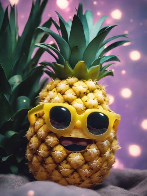 Cute Pineapple Wallpaper [084188082371407f94e2]