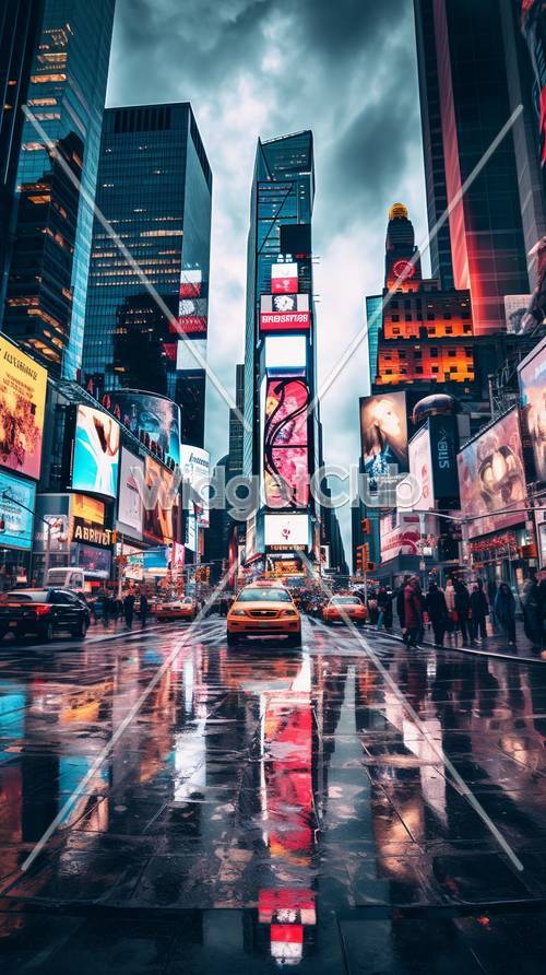 Lampu Times Square dan Kehidupan Kota