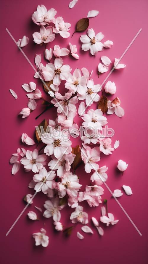 Bunga Sakura di Warna Merah Muda
