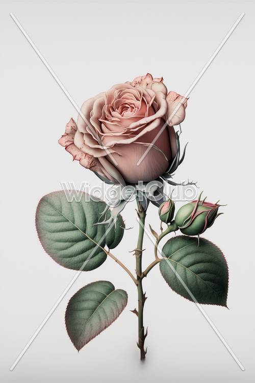 Belle image de rose rose