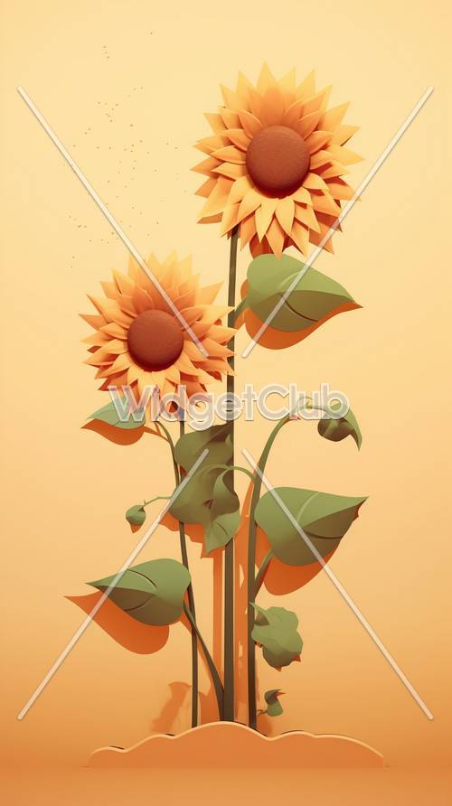 Yellow Sunflower Wallpaper [36bde910e70543f1bd02]