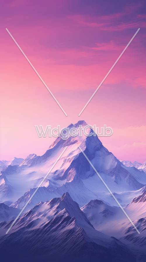 Pink Mountain Wallpaper [a4b8d193a6624a7cbc7c]