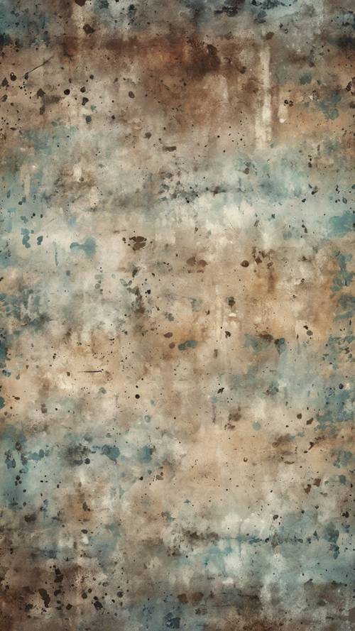 A seamless pattern of grunge textures, featuring distressed markings and smeared paint.