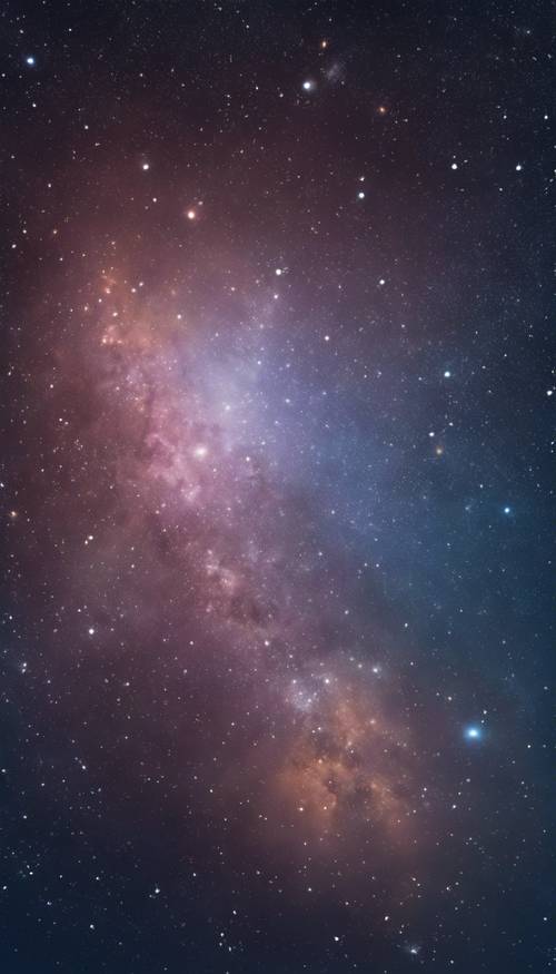 Una vista panorámica de un cielo estrellado con la constelación de Acuario brillantemente iluminada.