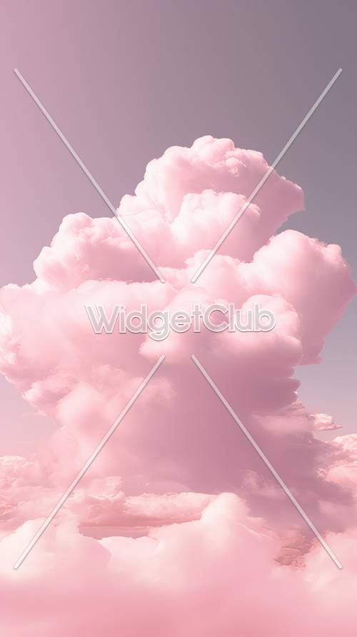 Pink Clouds Wallpaper [5084787034cd405ba7eb]