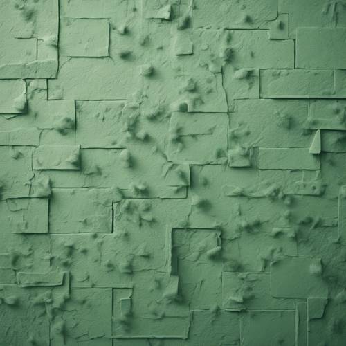 Sage green textured wall giving an abstract feel of tranquility. Tapeta [2c71d629ea9a4ff2b982]