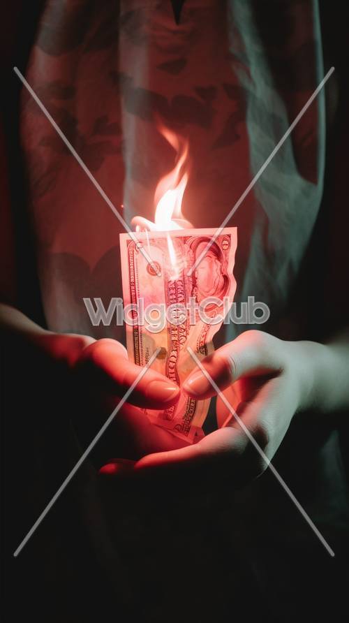 Burning Money in Hand