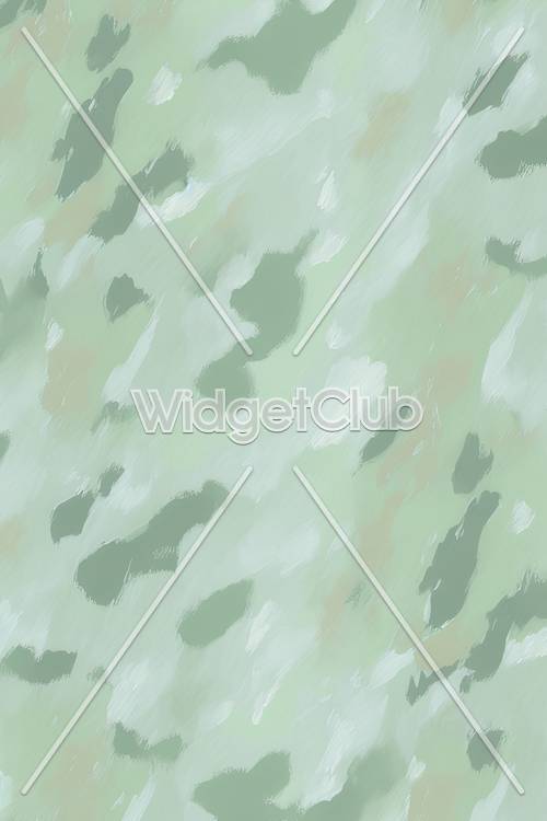 Abstract Green and Gray Camo Style Pattern