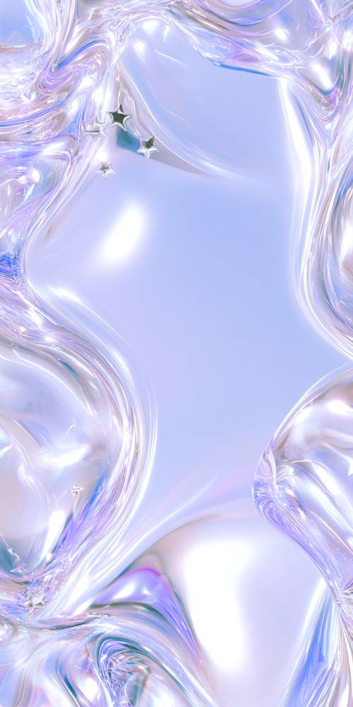 Des volutes argentées brillantes pour votre écran