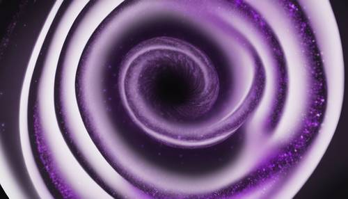 A rotating spiral of black and purple hues demonstrating an ombre seamless pattern. Tapeta [eb122b854b1c4c9197be]