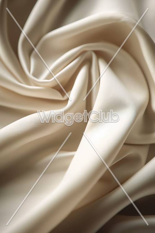 Silky Cream Fabric Twist