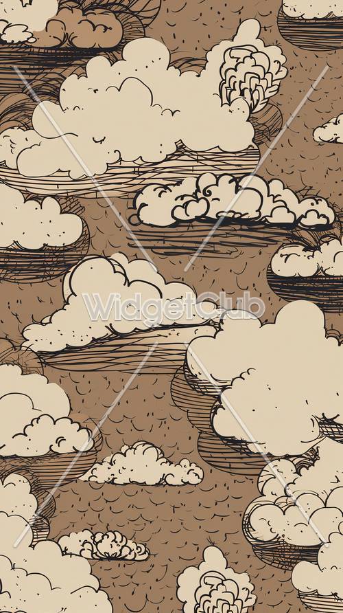Brown Clouds Wallpaper [a90f61221b2a4524ae09]